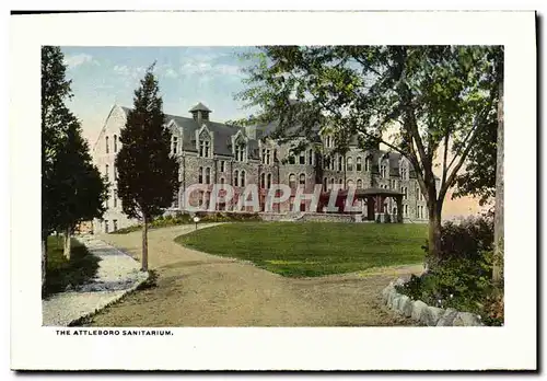 Ansichtskarte AK The Attleboro Sanitarium The Bigney building County street