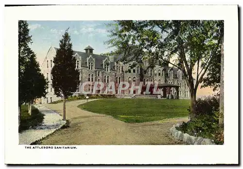Cartes postales The Attleboro Sanitarium The Bigney building County street