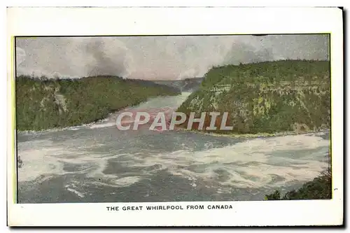 Cartes postales The Great Whirlpool From Canada Niagara FAlls