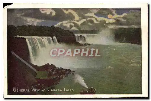 Cartes postales General View Of Niagara Falls Bateau
