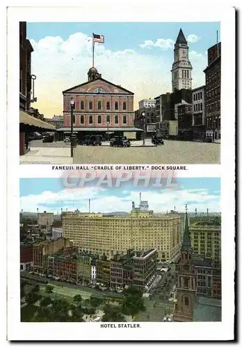 Ansichtskarte AK Faneuil Hall Cradle Of Liberty Dock Square Hotel Statler