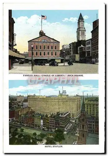 Cartes postales Faneuil Hall Cradle Of Liberty Dock Square Hotel Statler
