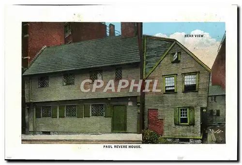 Ansichtskarte AK Rear View Paul Revere House Hotel Somerset Copley Plaza Hotel