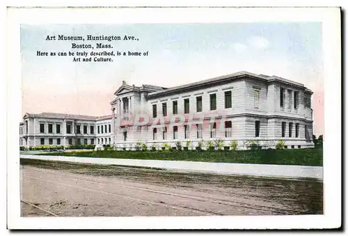 Cartes postales Art Museum Huntington Ave Boston Mass Public Garden