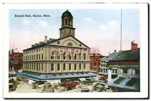 Ansichtskarte AK Faneuil Hall Boston Mass South station Atlantic Ave