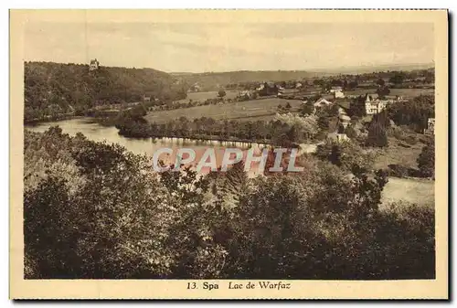 Cartes postales Spa Lac De Warfaz