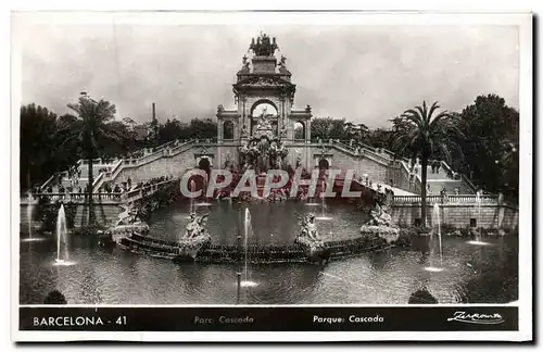 Cartes postales Barcelona Parc Cascada