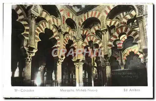 Ansichtskarte AK Cordoba Mezquita Mirhab Nuevo