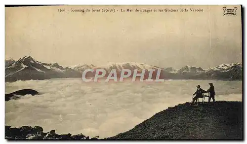 Cartes postales Sommer Du Jovet La Mer De Nuages Et Les Glaciers De La Vanoise