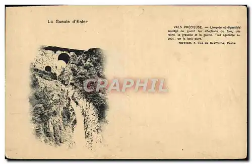 Cartes postales La Gueule D&#39Enfer Vals Precieuse