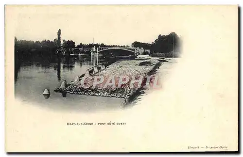 Cartes postales Bray Sur Seine Pont Cote Ouest