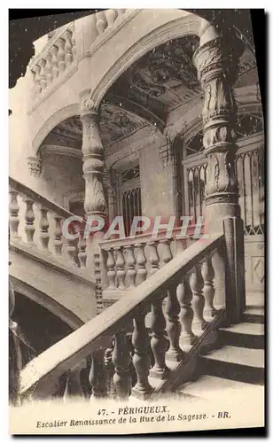 Cartes postales Perigueux Escalier Renaissance De La Rue De La Sagesse