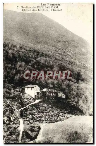 Cartes postales Les Pyrenees Grottes De Betharram Chalet Des Grottes L&#39Entree