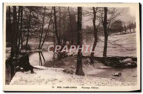 Cartes postales Nos Compagnes Paysage D&#39Hiver