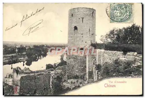 Cartes postales Vue d&#39Ensemble Chinon