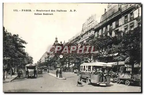 Cartes postales Paris Boulevard Des Italiens