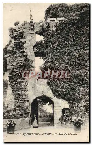 Cartes postales Rocherfort En Terre L'Entree Du Chateau