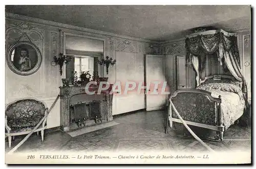 Cartes postales Versailles Le Petit Trianon Chambre A Coucher De Marie Antoinette