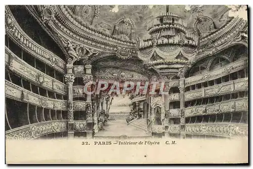 Cartes postales Paris Interieur De l&#39Opera