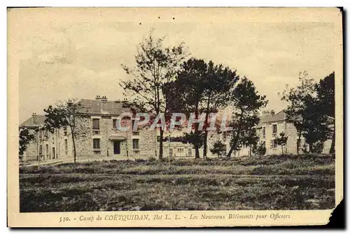 Ansichtskarte AK Camp De Coetquidan Les Nouveaux Batiments Pour Officiers