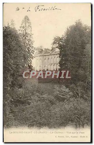 Cartes postales Le Bourg Saint Leonard Le Chateau Vue Sur Le Parc