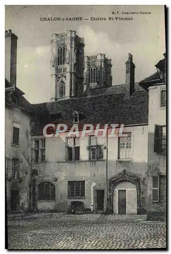 Cartes postales Chalon Sur Saone Cloitre St Vincent