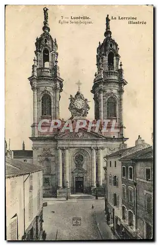 Cartes postales Luneville Eglise Saint Jacques