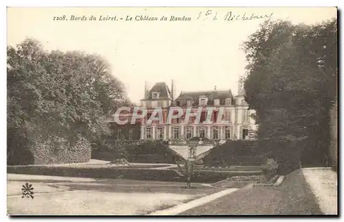 Cartes postales Bords Du Loiret Le Chateau Du Randon