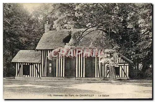 Ansichtskarte AK Hameau Du Parc De Chantilly Le Salon