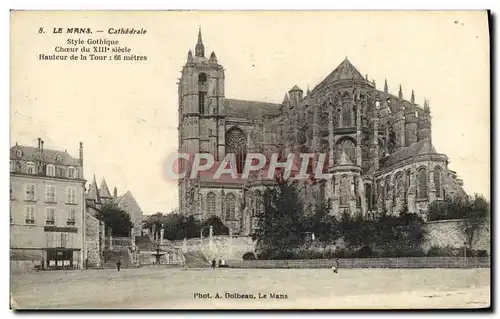 Cartes postales Le Mans Cathedrale Style Gothique Choeur