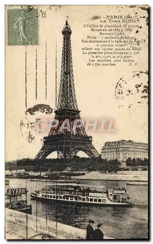 Cartes postales Paris La Tour Eiffel Peniche