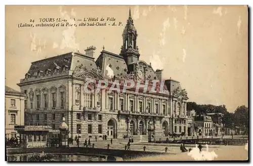 Cartes postales Tours L&#39Hotel De Ville