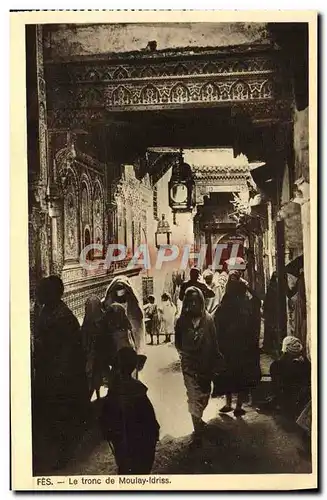 Cartes postales Fes Le Tronc De Moulay Idriss
