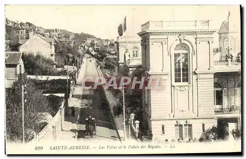 Ansichtskarte AK Sainte Adresse Les Villas Et Le Palais Des Regates