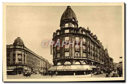 Cartes postales Lille Rue De Paris Et Rue Faidherbe Cafe Jean