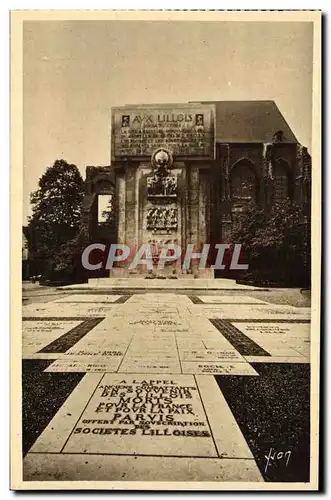 Cartes postales Lille Le Monument Aux Morts Militaria