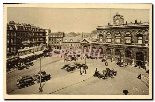 Cartes postales Lille Place De La Gare