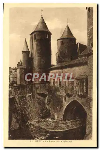 Cartes postales Metz La Porte Des Allemands