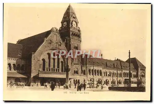 Cartes postales Metz La Gare
