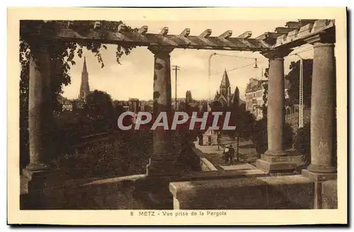 Cartes postales Metz Vue Prise De La Pergola