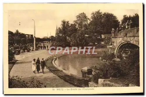 Cartes postales Metz La Grotte De l'Esplanade