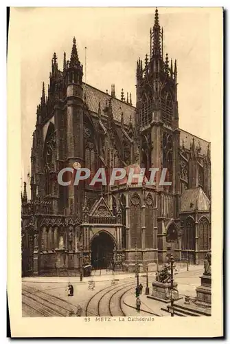 Cartes postales Metz La Cathedrale