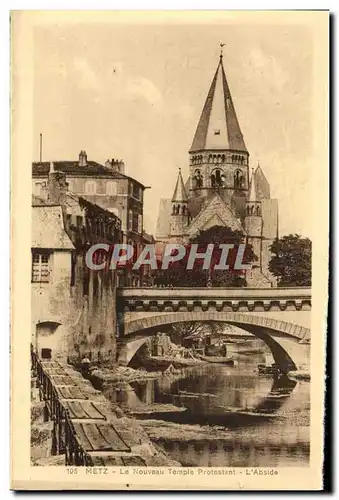 Cartes postales Metz Le Nouveau Temple Protestant L&#39Abside