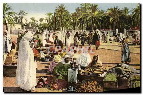Cartes postales Marche Indigene Algerie