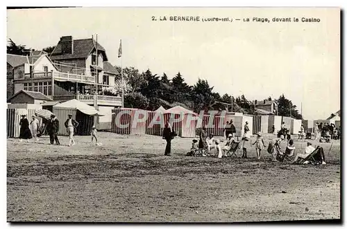 Ansichtskarte AK La Bernerie La Plage Devant Le Casino