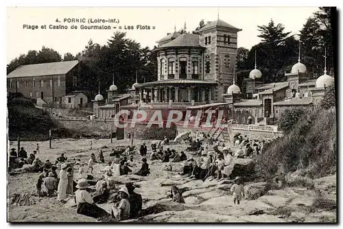 Ansichtskarte AK Pornic Plage Et Casino De Courmalon Les flots