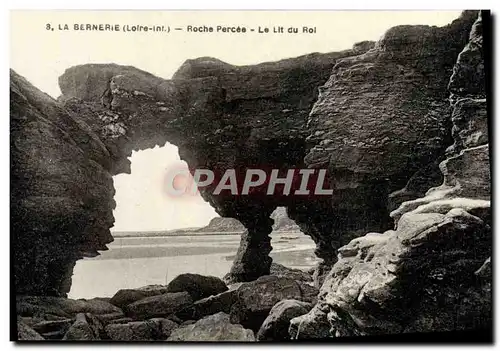 Cartes postales La Bernerie Roche Percee Le Lit Du Roi