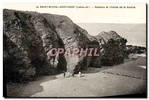 Cartes postales Saint Michel Chef Chef Rochers Et Grottes De La Source