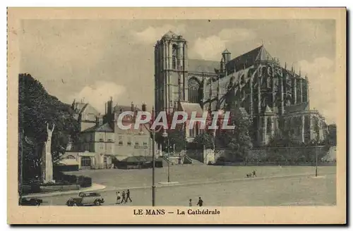 Cartes postales Le Mans La Cathedrale