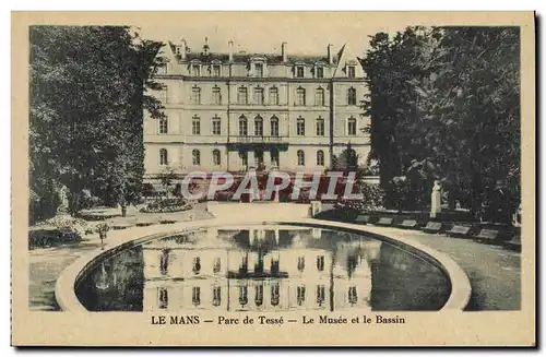 Cartes postales Le Mans Parc De Tesse Le Musee Et Le Bassin